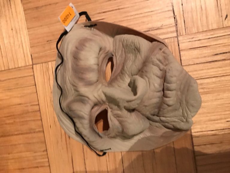 The mask found among the stash