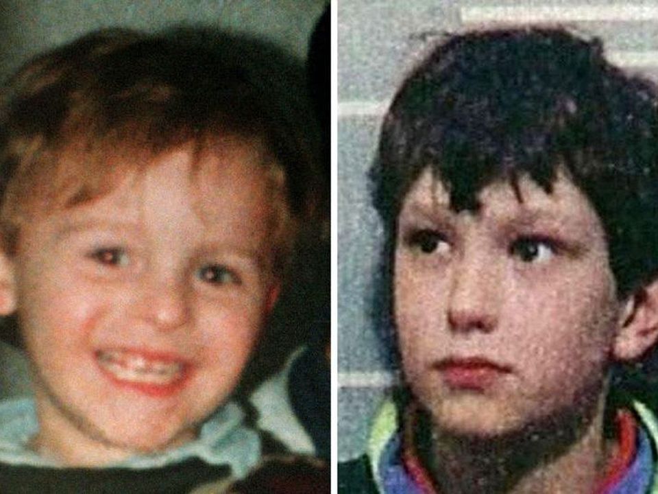 Jon Venables (right) was jailed in 1993 at the age of 10 for the murder of toddler James Bulger, left.