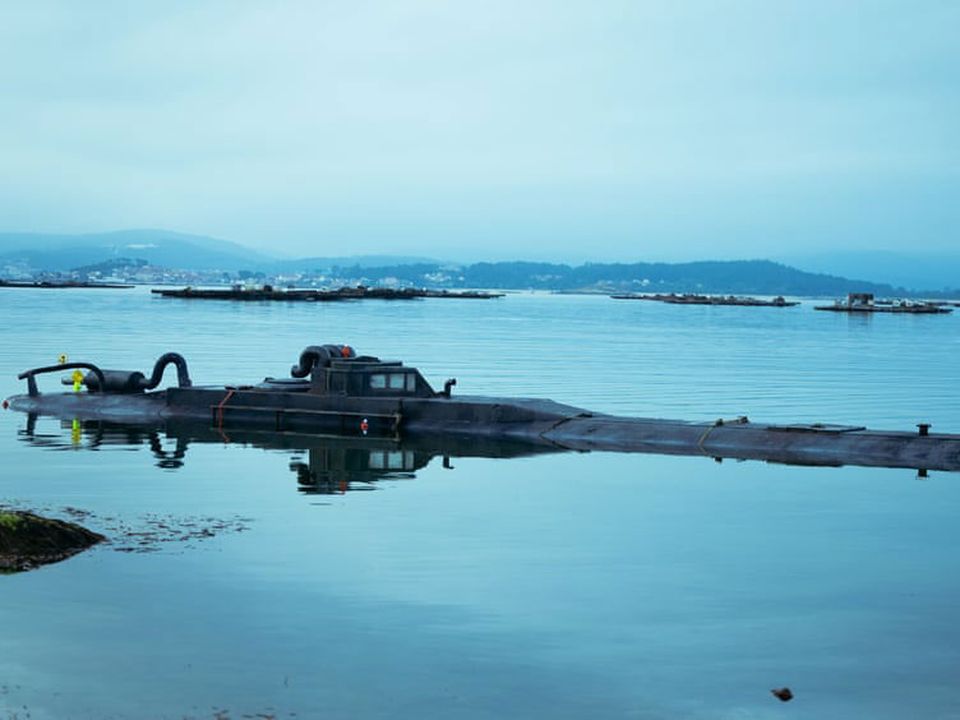 Seven men sailed the sub across the Atlantic