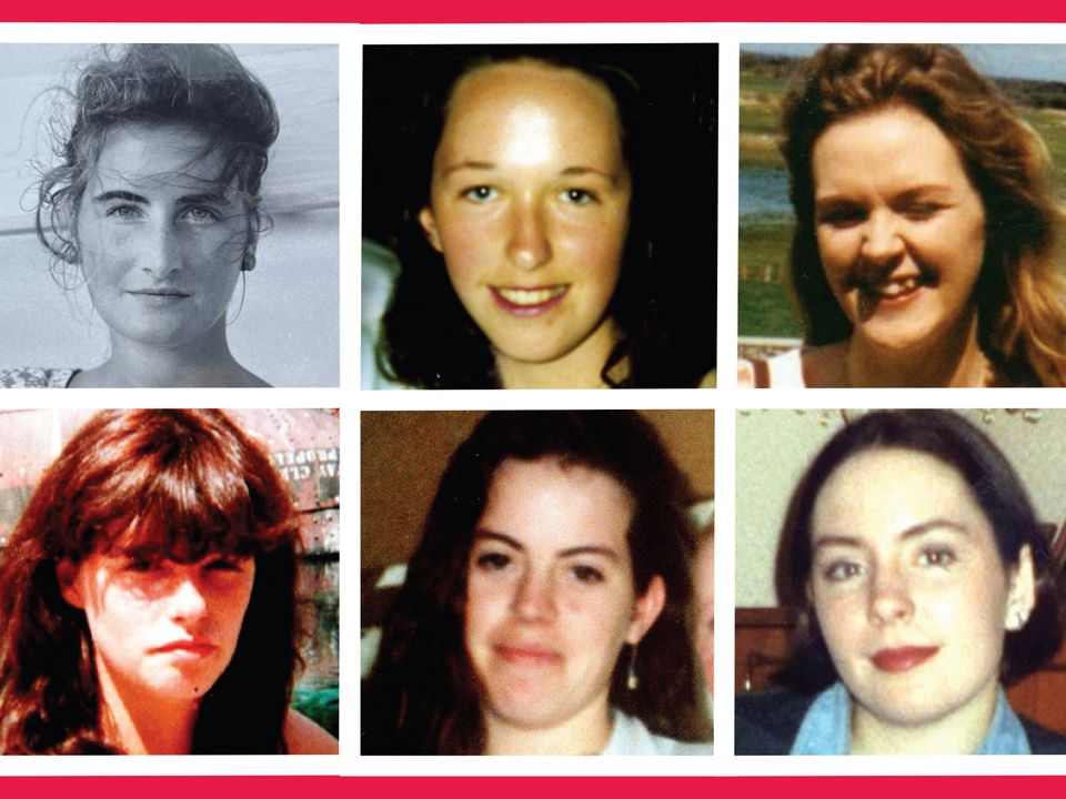 Clockwise from top left, Annie McCarrick, Josephine Dullard, Fiona Pender, Deirdre Jacob, Fiona Sinnott and Ciara Breen