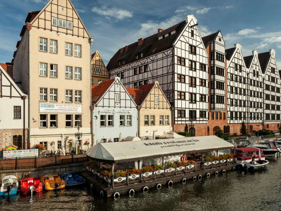 Houses on Granary Island in Gdansk