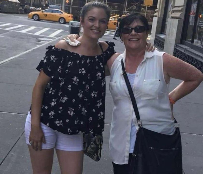 Denise with her mother Deirdre