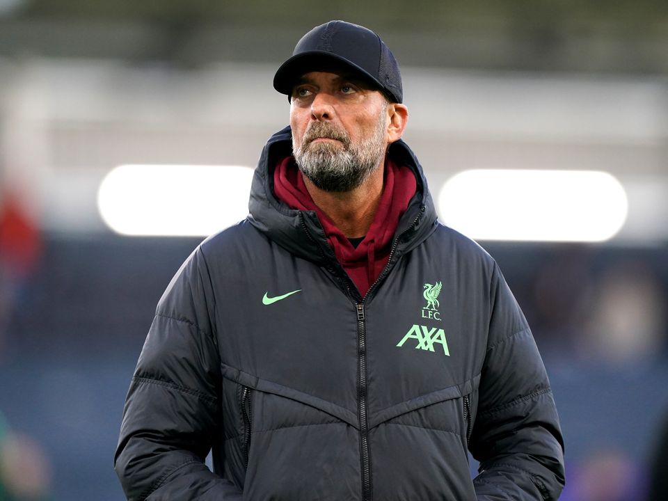 Liverpool manager Jurgen Klopp ahead of his side’s match at Luton (Zac Goodwin/PA).