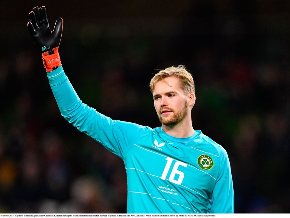 Ireland and Liverpool goalkeeper Caoimhín Kelleher. Photo: Piaras Ó Mídheach/Sportsfile