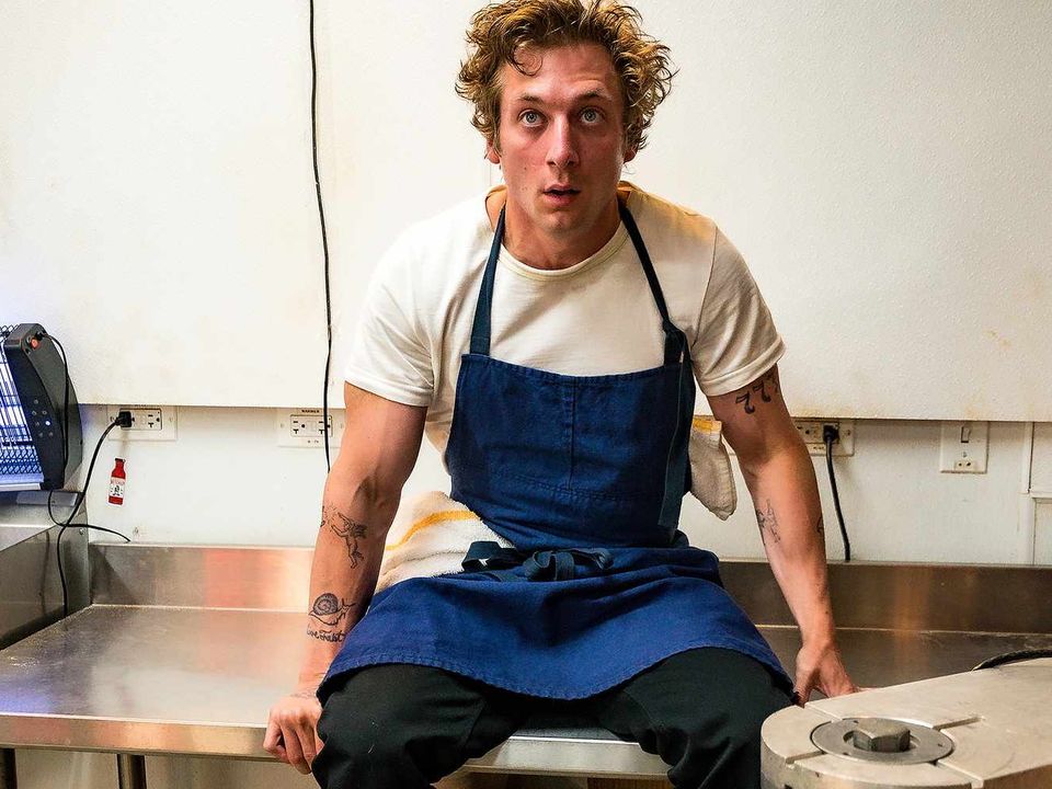 Jeremy Allen White as struggling chef Carmen in The Bear