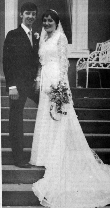 Hazel and Trevor Buchanan were married in 1981