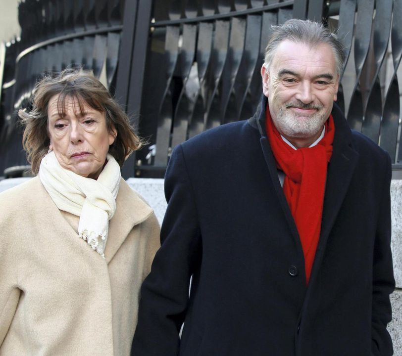 Jules Thomas with former partner Ian Bailey