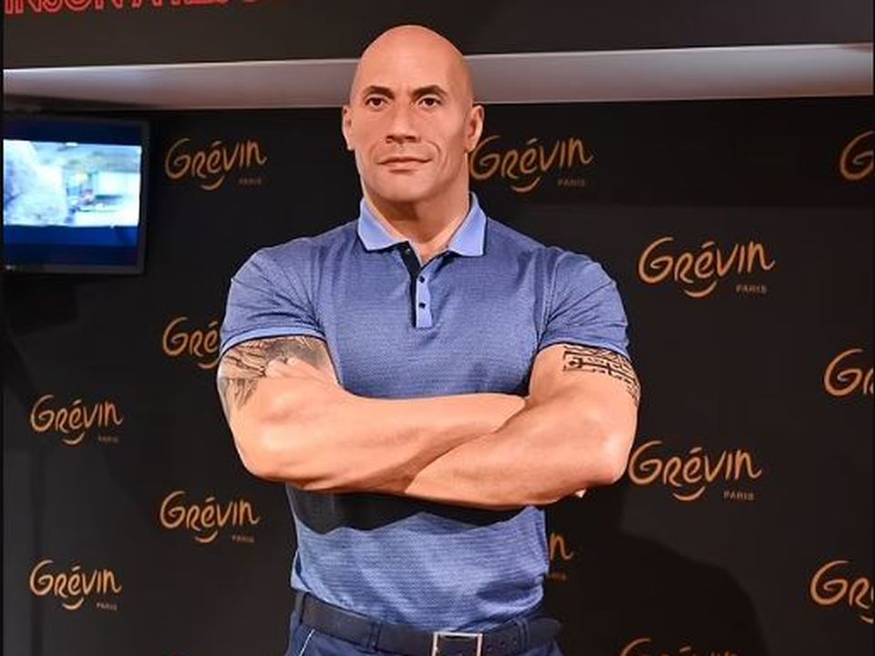 The Rock's waxworks